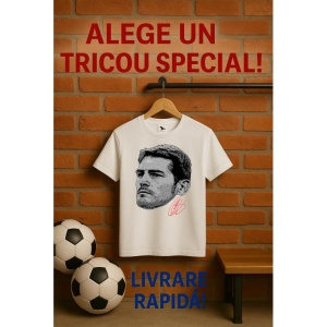 Tricou Barbat cu Fotbalistul Iker Casillas - Real Madrid legend - Img 10