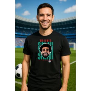 Tricou Barbat cu Fotbalistul Mohamed Salah Hamed Mahrous Ghaly - Liverpool FC - Img 4
