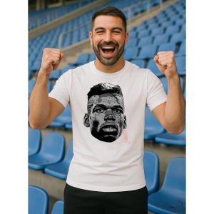 Tricou Barbat cu Fotbalistul Paul Pogba Juventus