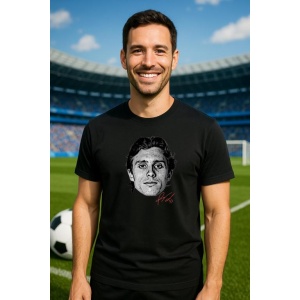 Tricou Barbat cu Fotbalistul Riccardo Calafiori - Bologna FC - Img 5