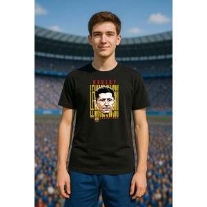 Tricou Barbat cu Fotbalistul Robert Lewandowski - FC Barcelona - Img 6