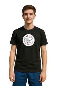 Tricou barbat cu logo stema Ajax Amsterdam , din bumbac 100% - Img 2