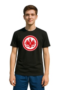 Tricou barbat cu logo stema Eintracht Frankfurt Germania , din bumbac 100% - Img 2
