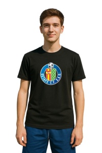 Tricou barbat cu logo stema Getafe logo Spania , din bumbac 100% - Img 2