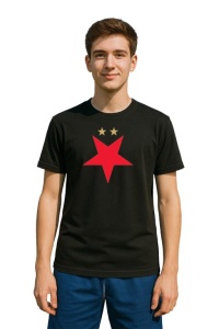 Tricou barbat cu logo stema Slavia-symbol-nowordmark-RGB Germania , din bumbac 100% - Img 2