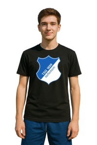 Tricou barbat cu logo stema TSG Hoffenheim Germania , din bumbac 100% - Img 2
