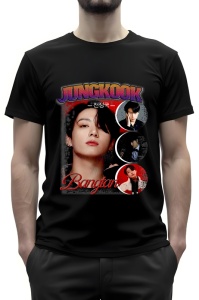 Tricou barbat - JungKook Bangtan - KPOP, stil, muzică, idol, cultură, pop, trendy, grup, fanbase, Korea