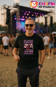 Tricou barbat Kpop cu trupa BLACKPINK 11 music Coreean 159 - Img 8