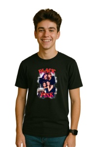 Tricou barbat Kpop cu trupa BLACKPINK 4 music Coreean 163 - Img 2