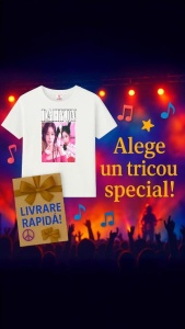 Tricou barbat Kpop cu trupa DAHYUN music Coreean 205 - Img 6