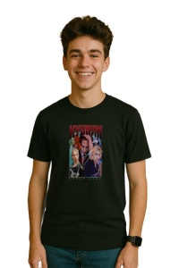 Tricou barbat Kpop cu trupa HYUNJUN music Coreean 216 - Img 3