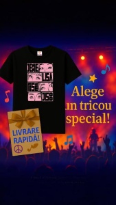 Tricou barbat Kpop cu trupa JENNE 2 music Coreean 222 - Img 10