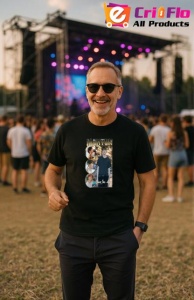 Tricou barbat Kpop cu trupa JENNE music Coreean 221 - Img 8