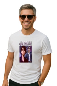Tricou barbat Kpop cu trupa JIMIN PARK JIMIN music Coreean 236 - Img 2