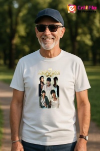 Tricou barbat Kpop cu trupa JUNG KOOK music Coreean 239