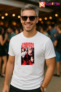 Tricou barbat Kpop cu trupa JUNGKOOK 3 music Coreean 242 - Img 3