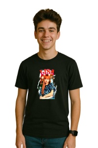 Tricou barbat Kpop cu trupa LISA 2 music Coreean 255 - Img 3