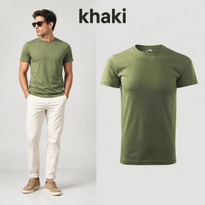 Tricou bărbat Malfini Basic Clasic, 100% bumbac, 160 g/m², guler rotund, 48 de culori, mărimi XS–5XL - Img 16