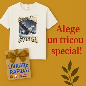 Tricou Barbat Tralalero Tralala cu personajul Bombombini Gusini Funny Italian Brainrot Meme Graphic - Img 7