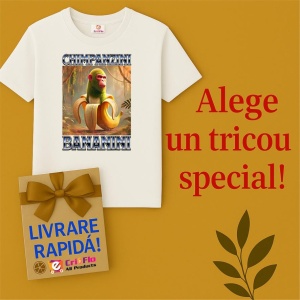 Tricou Barbat Tralalero Tralala cu personajul Chimpanzini Bananini - Italian Brainrot Meme - Img 7