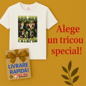 Tricou Barbat Tralalero Tralala cu personajul Humor Gen Z (1) - Img 7