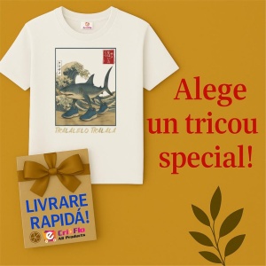 Tricou Barbat Tralalero Tralala cu personajul Italian Brainrot Japanese - Img 7