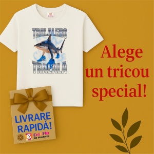 Tricou Barbat Tralalero Tralala cu personajul Tralalero Tralala - Img 7