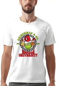 Tricou barbat - Whoville University - Crăciun, școală, fantezie, comunitate, educație, Grinch, film, universitate, spirit, magie