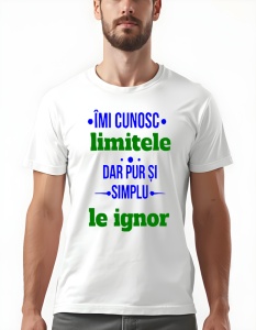 Tricou barbati - IMI CUNOSC LIMITELE