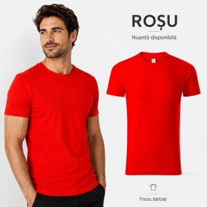 Tricou Bărbați Malfini Gulf 822, 100% Bumbac Organic, 150 g/m², Guler Rotund, Label Free, S–3XL, 15 Culori - Img 23