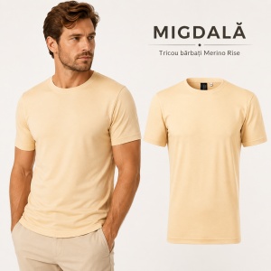 Tricou Bărbați Malfini Merino Rise 157, 100% Lână Merino, 190 g/m², Respirabil, Termoreglare, Slim Fit, Mărimi S-3XL - Img 12