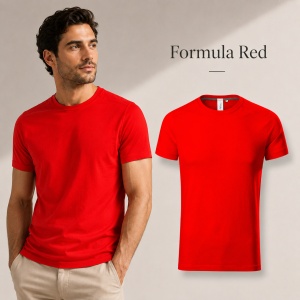 Tricou Bărbați Malfini Premium Action, 95% Bumbac, 5% Elastan, Slim Fit, 180 g/m², Guler Rotund, Mărimi S–3XL, 10 Culori - Img 16
