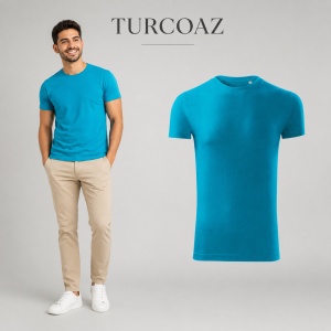 Tricou Bărbați Malfini Viper Free F43, 100% Bumbac, 180 g/m², Slim Fit, Guler Rotund, S–2XL, 10 Culori - Img 18