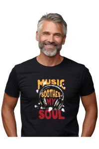 Tricou barbati - Music Soothes My Soul