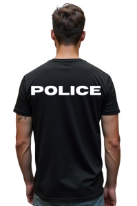 Tricou barbati - POLICE - profesie, loc de muncă, pasiune, dedicare, talent, carieră, servicii, abilități, rol, profesionist