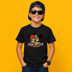 Tricou Bboy Frog Crew Hip Hop Dance Urban Black Design, din bumbac 100%, tricou negru, Copii | Dama | Barbat