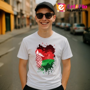Tricou Belarus Steag Splash Art, Copii | Dama | Barbat - Img 7