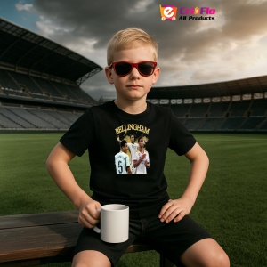 Tricou Bellingham Real Madrid number 5 - Copii | Dama | Barbat - Img 5