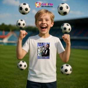 Tricou Benzema Karim Balonul de Aur - Copii | Dama | Barbat