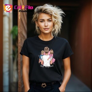 Tricou Best Mom Ever, din bumbac 100%, tricou negru, Dama | Barbat - Img 2