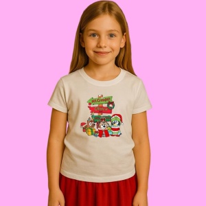 Tricou Bluey Si Mister M Grumpy La Cadouri, din bumbac 100%, tricou alb, Copii | Dama | Barbat - Img 1