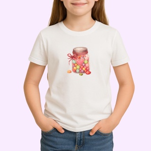 Tricou Borcan cu bomboane - Copii | Dama | Barbat