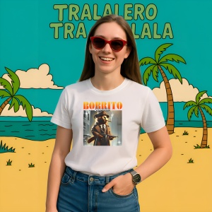 Tricou Borrito Bandito ** Tralalero Tralala Copii | Dama | Barbat - Img 11