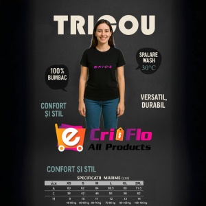 Tricou bride text colorat pentru fete la party, Copii | Dama | Barbat , tricou negru - Img 5