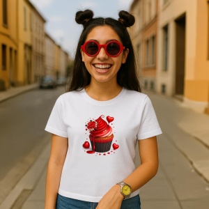 Tricou Briosa rosie - Copii | Dama | Barbat - Img 4