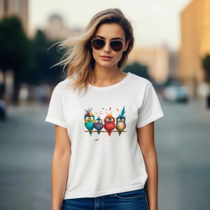 Tricou Bufnite colorate speriate, Cele mai bune prietene - Copii | Dama | Barbat - Img 10
