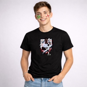 Tricou Bukayo Saka England World Cup Fifa 2026 V2, din bumbac 100%, tricou negru, Copii | Dama | Barbat - Img 2