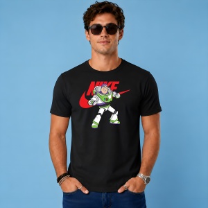 Tricou Buzz Lightyear Ranger Spatial Erou Urban Street Fashion, din bumbac 100%, tricou negru, Copii | Dama | Barbat - Img 3