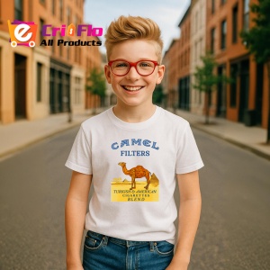 Tricou camel filters tigari clasice design alb turkish american blend, Copii | Dama | Barbat - Img 7