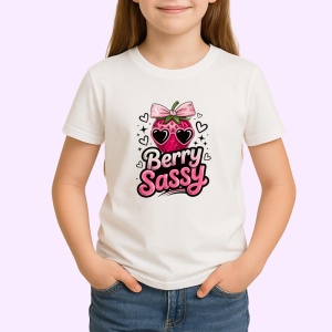 Tricou Capsuna sassy, Fructe, Copii | Dama